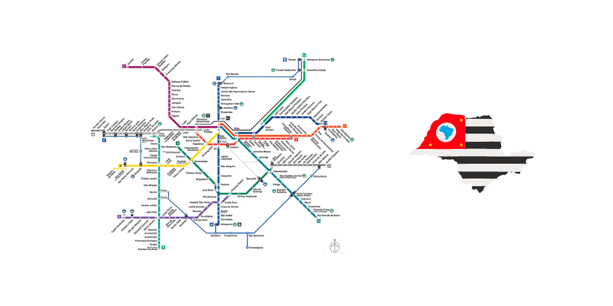 Metrô em São Paulo